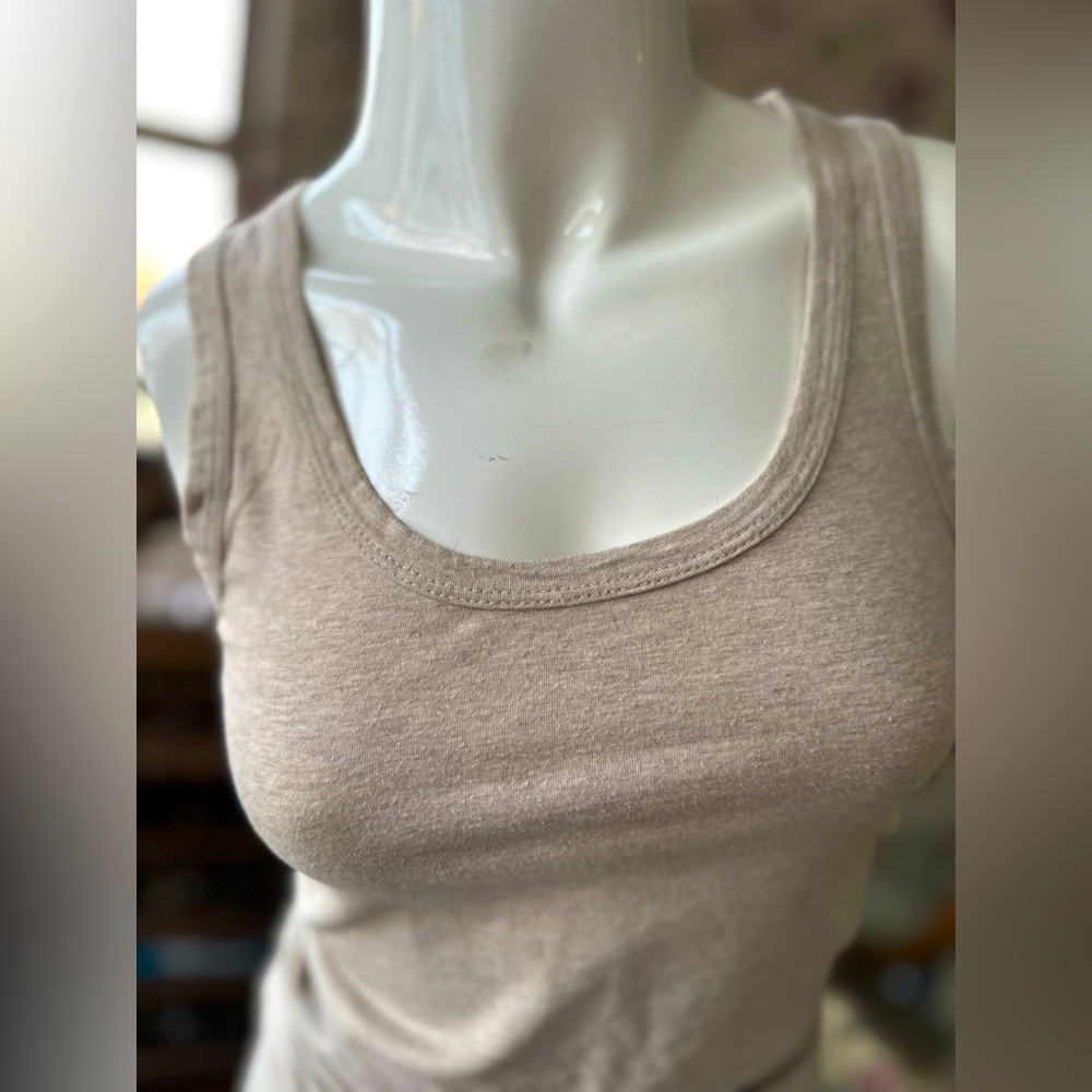 Basics Essentials heather natural Tank Top Shapes perfect your forms Capsule